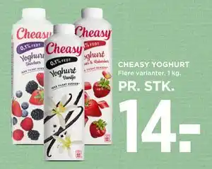 MENY CHEASY YOGHURT tilbud