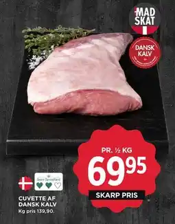 MENY CUVETTE AF DANSK KALV tilbud