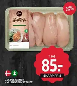 MENY GESTUS DANSK KYLLINGEBRYSTFILET tilbud