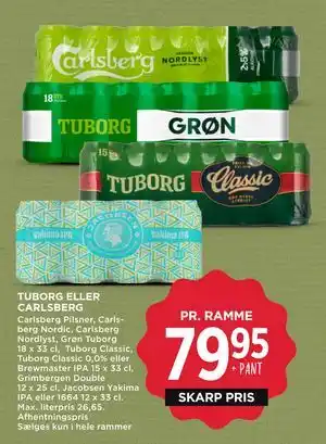 MENY TUBORG ELLER CARLSBERG tilbud
