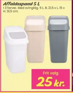 Hi five Affaldsspand 5 L tilbud