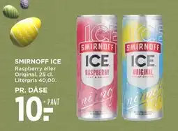 MENY SMIRNOFF ICE tilbud
