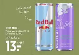 MENY RED BULL tilbud