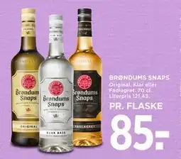 MENY BRØNDUMS SNAPS tilbud