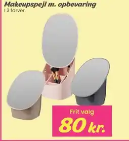 Hi five Makeupspejl m. opbevaring tilbud