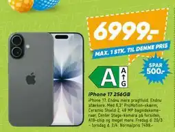 Bilka iPhone 17 256GB tilbud