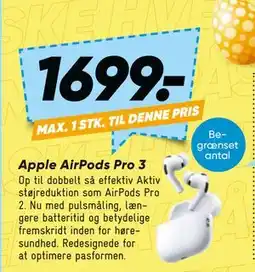 Bilka Apple AirPods Pro 3 tilbud