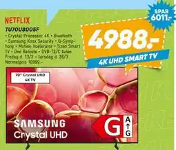 Bilka SAMSUNG TU70U8005F tilbud
