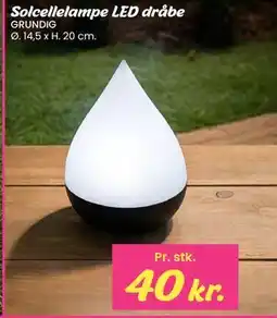 Hi five Solcellelampe LED dråbe tilbud