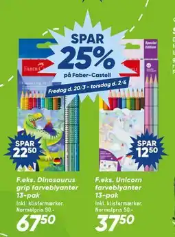 Bilka SPAR 25% på Faber-Castell tilbud