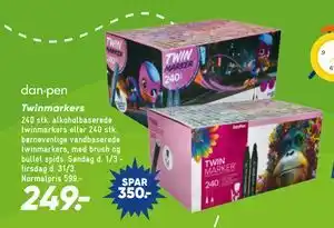 Bilka Twinmarkers tilbud