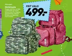 Bilka Skoletaske tilbud