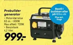 Bilka Probuilder generator tilbud