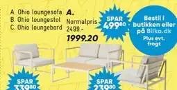 Bilka Ohio loungesofa tilbud