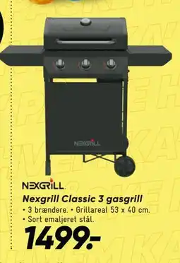 Bilka Nexgrill Classic 3 gasgrill tilbud