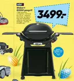 Bilka Weber Q3200 gasgrill tilbud