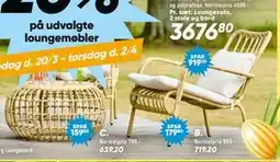 Bilka Skovbjerg loungestol tilbud