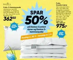 Bilka Comfort dyne tilbud