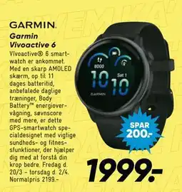 Bilka Garmin Vivoactive 6 tilbud