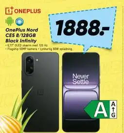 Bilka OnePlus Nord CE5 8/128GB Black Infinity tilbud