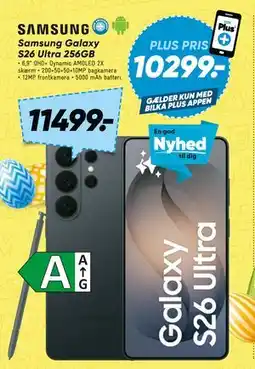 Bilka Samsung Galaxy S26 Ultra 256GB tilbud