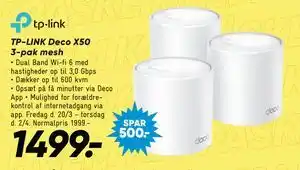 Bilka TP-LINK Deco X50 3-pak mesh tilbud