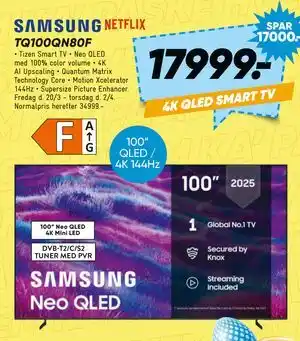 Bilka SAMSUNG TQ100QN80F tilbud