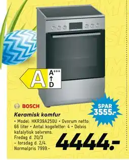 Bilka Keramisk komfur tilbud