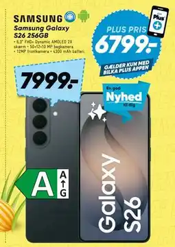 Bilka Samsung Galaxy S26 256GB tilbud