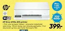Bilka HP Envy 6110e AIO printer tilbud
