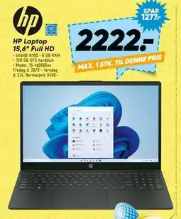 Bilka HP Laptop 15,6” Full HD tilbud