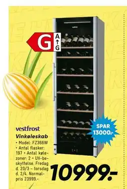 Bilka Vinkøleskab tilbud