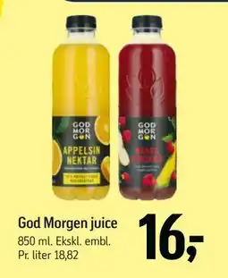 Føtex God Morgen juice tilbud