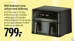 Føtex Britt Andersen Læsø airfryer med skillevæg tilbud