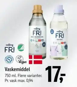 Føtex Vaskemiddel tilbud