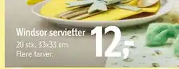 Føtex Windsor servietter tilbud