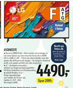 Føtex LG 65QNED7E tilbud