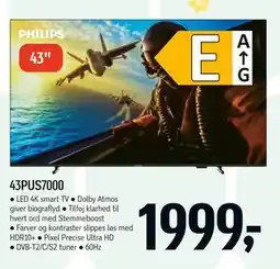 Føtex PHILIPS 43PUS7000 tilbud