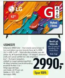 Føtex LG 43QNED7E tilbud