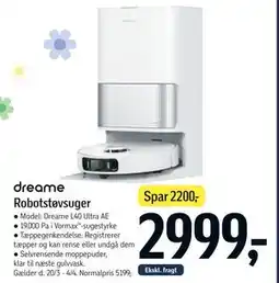 Føtex Robotstøvsuger tilbud