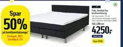 Føtex Nordisk Fjer kontinentalseng tilbud