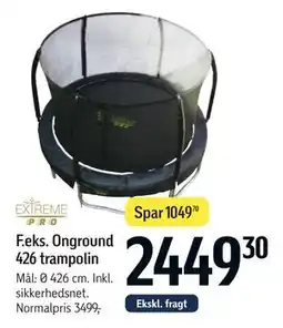 Føtex Onground 426 trampolin tilbud