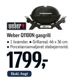 Føtex Weber Q1100N gasgrill tilbud
