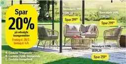 Føtex Cordoba loungesofa tilbud