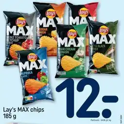 REMA 1000 Lay's MAX chips 185 g tilbud
