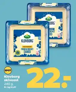 Netto Klovborg skiveost tilbud
