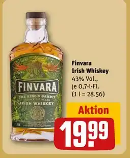 REWE DE Finvara Irish Whiskey, EUR 19.99 tilbud
