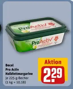REWE DE Becel Pro Activ Halbfettmargarine, EUR 2.29 tilbud