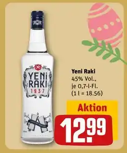 REWE DE Yeni Raki, EUR 12.99 tilbud