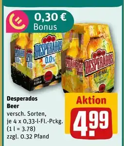 REWE DE Desperados Beer, EUR 4.99 tilbud